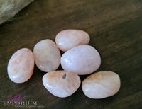 Morganite - tumbled stone