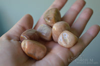 Peach Moonstone tumbled