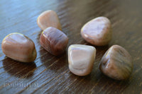 Peach Moonstone tumbled