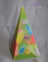 Pyramid Candle - 35hr (assorted)