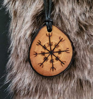 Wooden Pendants -  Round