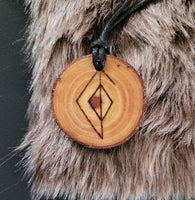 Wooden Pendants -  Round