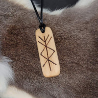 Wooden Pendants - rectangular