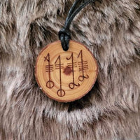 Wooden Pendants -  Round