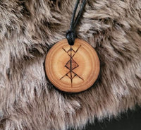 Wooden Pendants -  Round