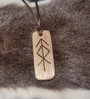 Wooden Pendants - rectangular