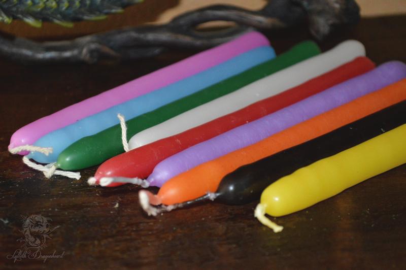 Ritual Candles - 1 of each (9)| Lylliths' Emporium