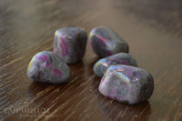 Ruby Feldspar - tumbled stones