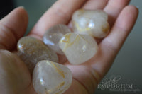 Rutilated Quartz - tumbled stones