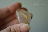 Rutilated Quartz - tumbled stones