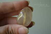 Rutilated Quartz - tumbled stones