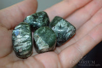 Seraphinite - tumbled stones